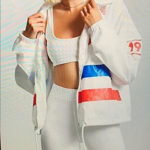 White nasa windbreaker